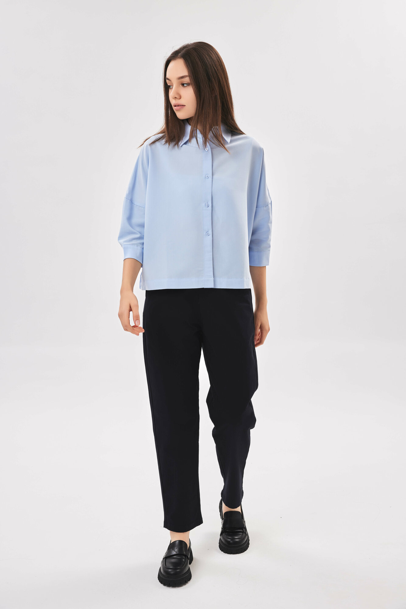 Рубашка TERRA PRO, размер S, голубой — фото 1