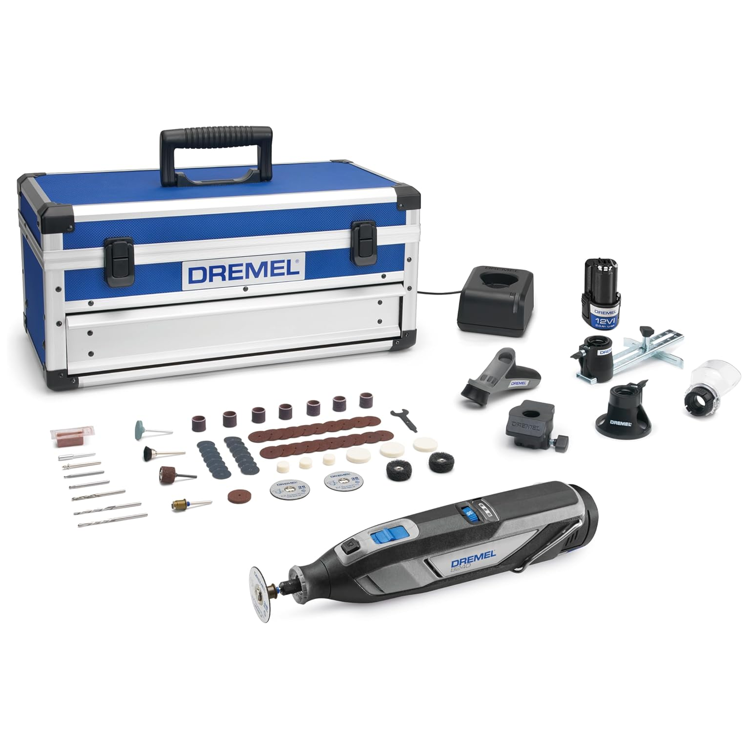 Аккумуляторный гравер Dremel 8240-5/65 в кейсе