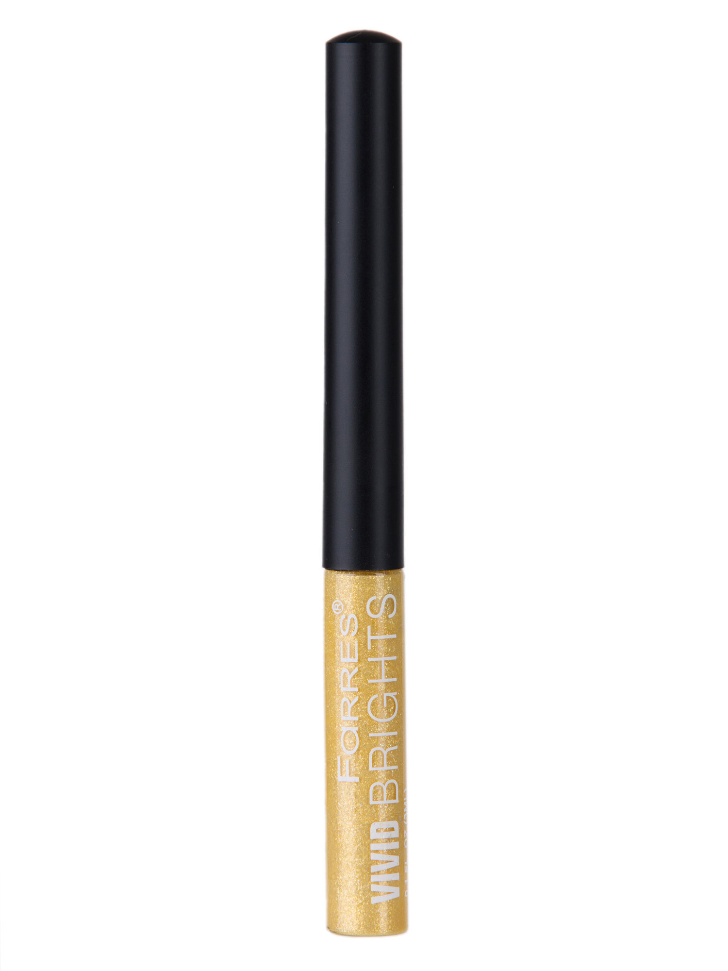 Подводка для глаз Farres цветная с мягкой кисточкой Vivid Brights, тон 24 золотой шиммер