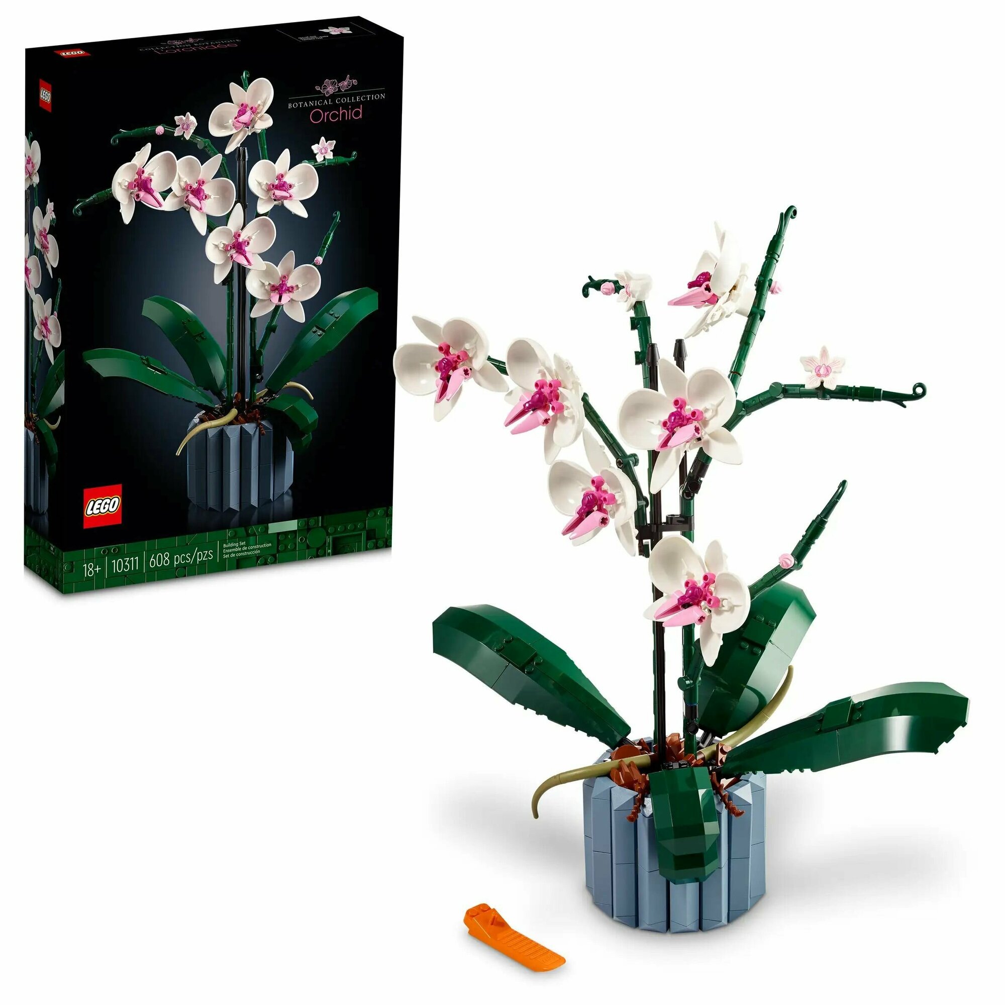 Конструктор LEGO Botanical "Орхидея" 10311, развивающий, 608 деталей — фото 1