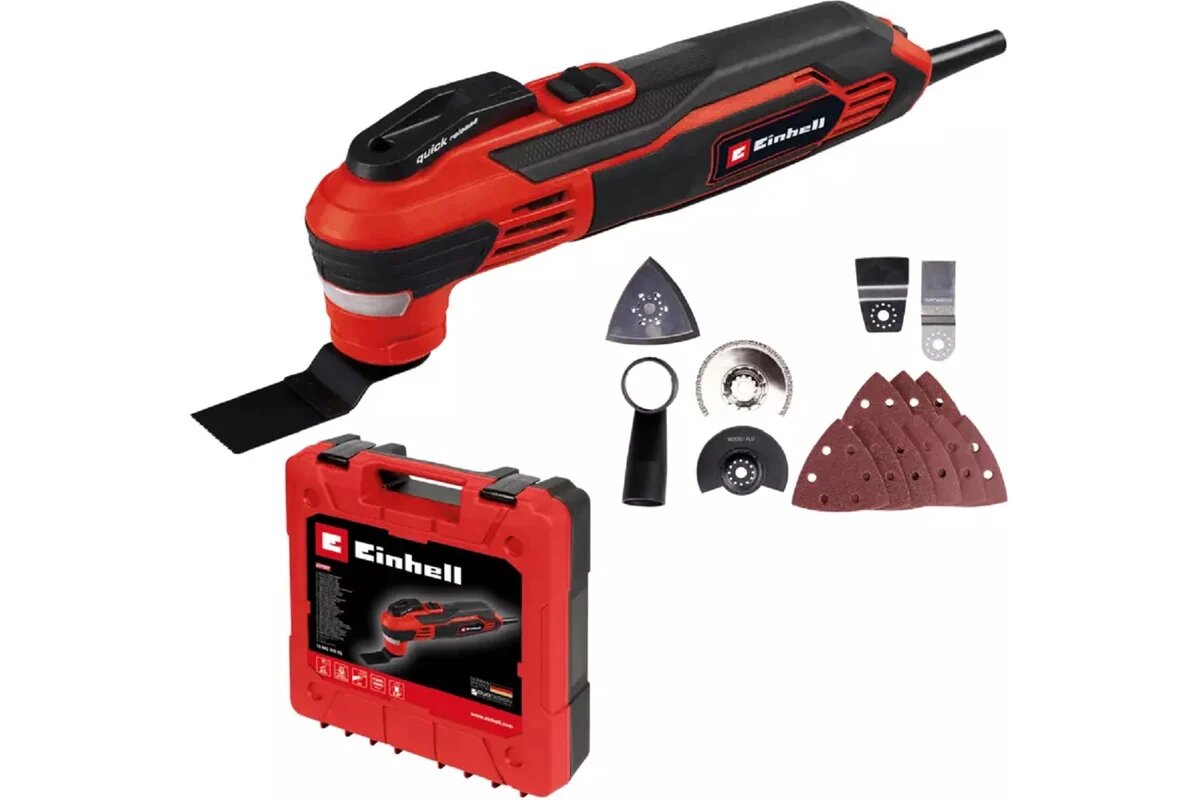 Многофункциональный инструмент Einhell 4465155 подсветка блокировка кнопки включения кейс