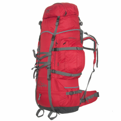 Рюкзак туристический шерп 100+6 литров красный Снаряжение