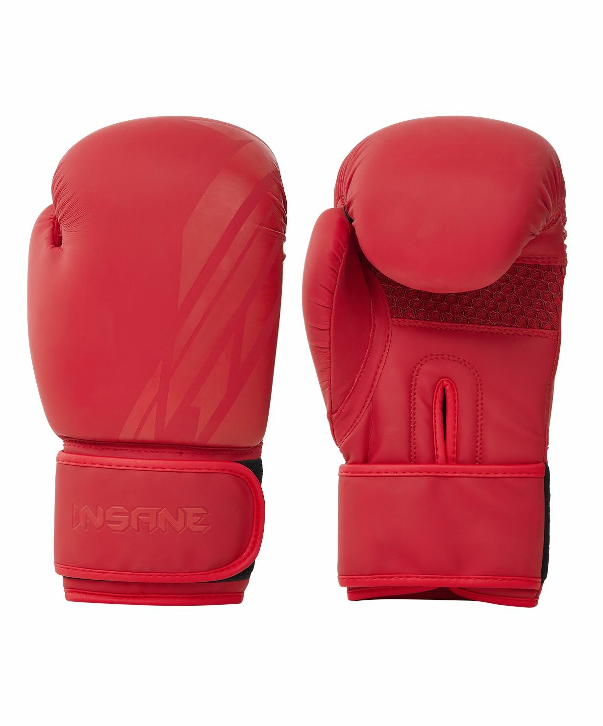 Перчатки боксерские INSANE ORO, ПУ, красный, 10 oz