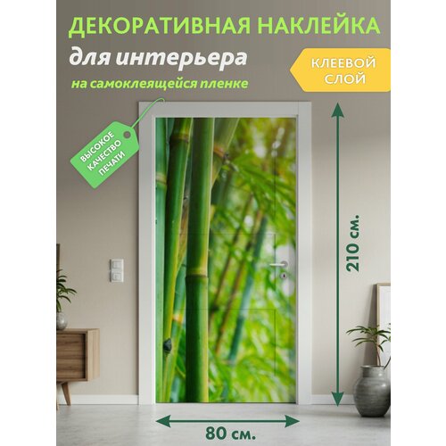 фото Бамбуковый лес: декоративная наклейка для интерьера, 210х80 см solartek