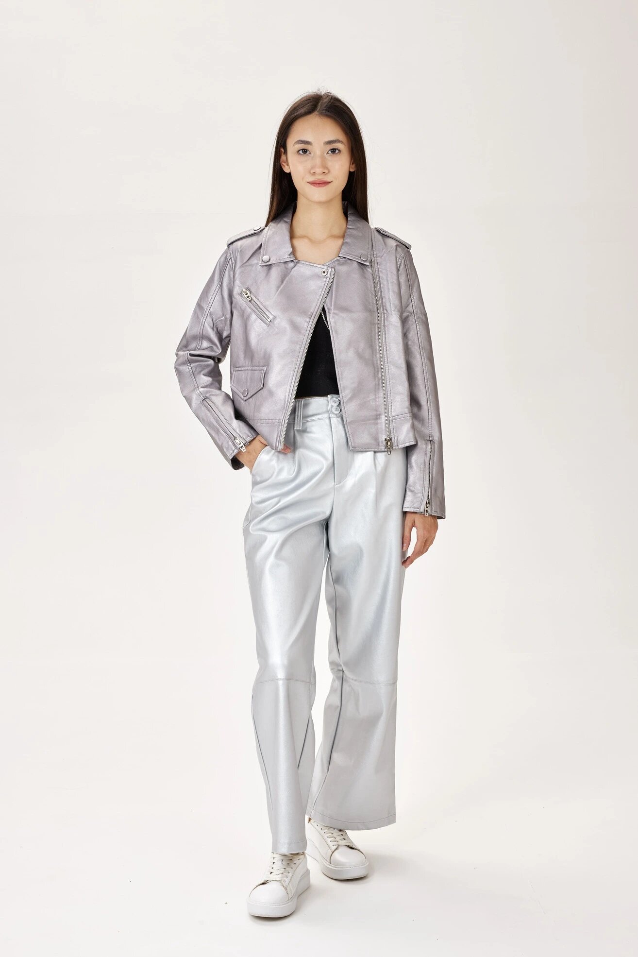 Куртка кожаная