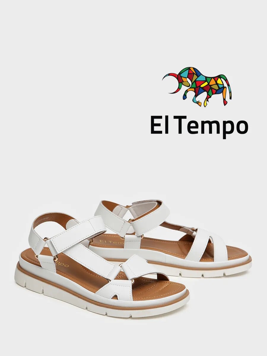 Сандалии El Tempo, размер 40, белый