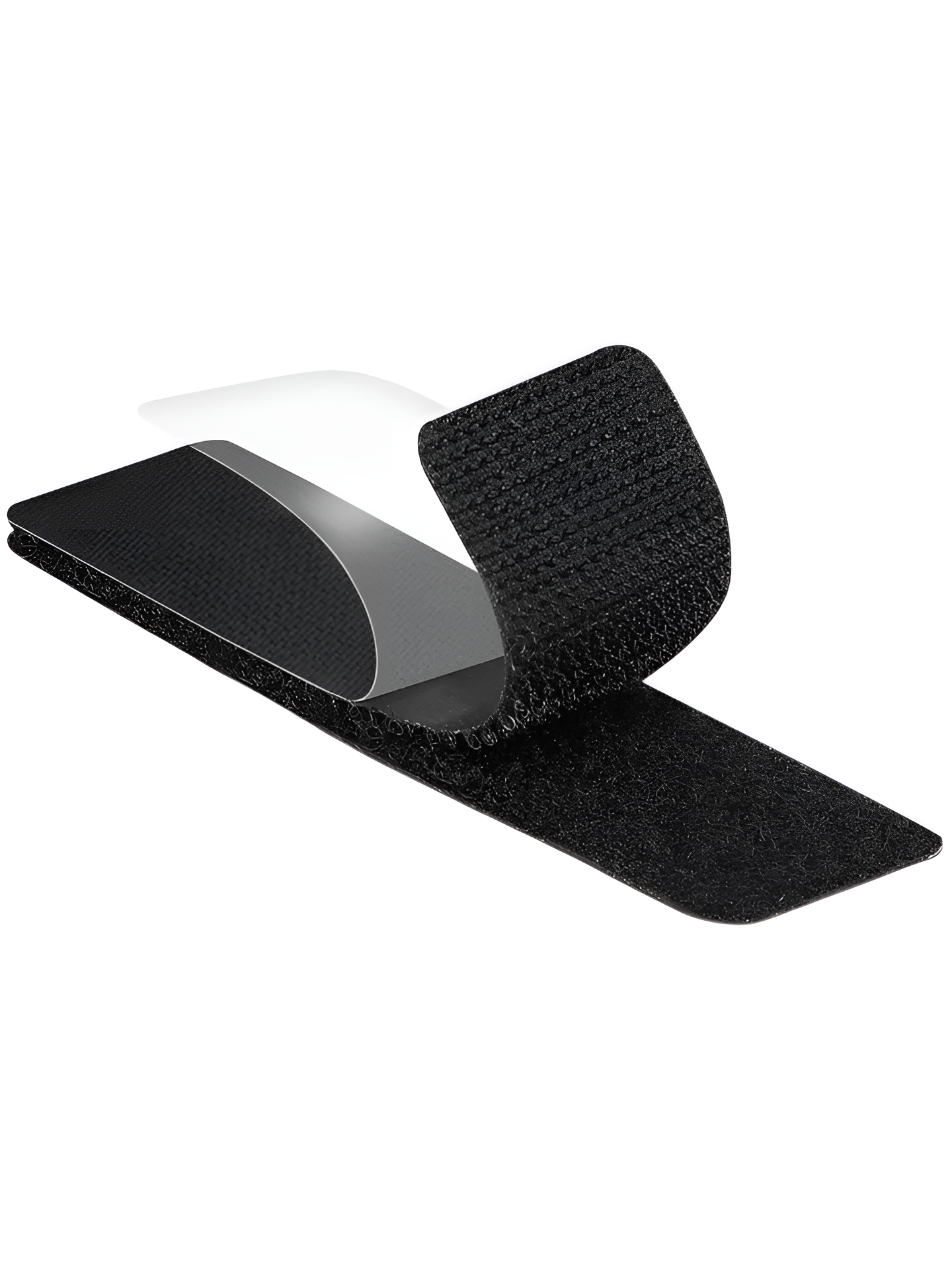 Липучки самоклеящиеся velcro 10х2.5см. (Набор 10 пар, черные) — фото 1