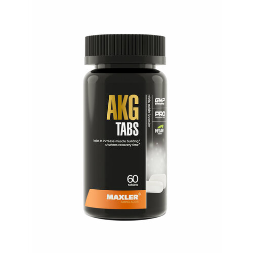 Альфа-кетоглутаровая кислота (АКГ) веганская Maxler Pure AKG, 1000 мг, 60 таблеток
