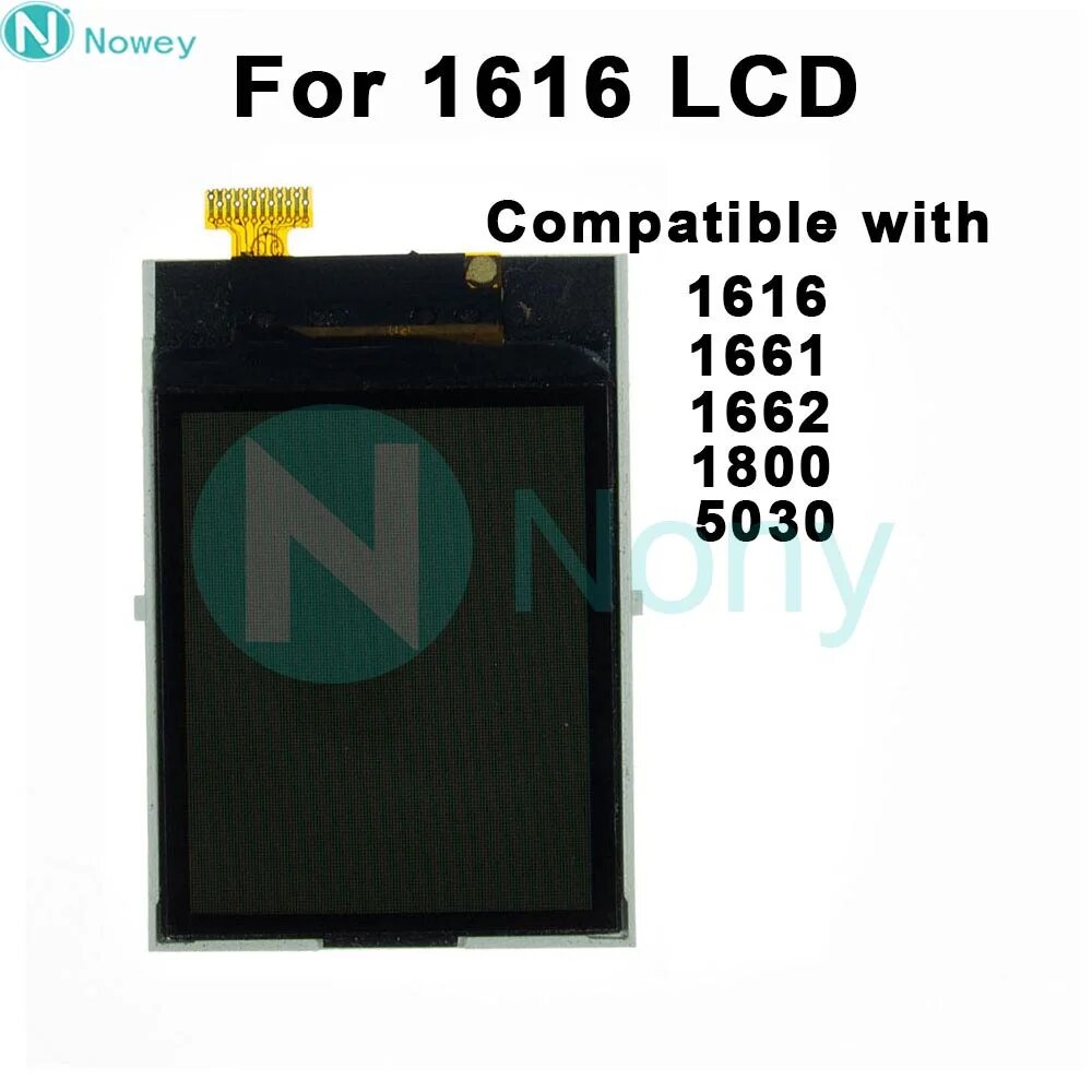 ЖК-экран Nowey 6230i 8800 для Nokia 1616 16611662 1800 5030 1681 1682 1680 2630 2760 1650 2600 Классический ЖК-дисплей Запасная часть, 1616 LCD