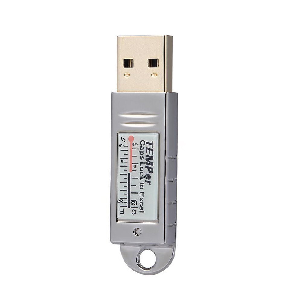 Usb термометр датчик температуры регистратор данных регистратор для ПК Windows XP Vista/7 - серебристый