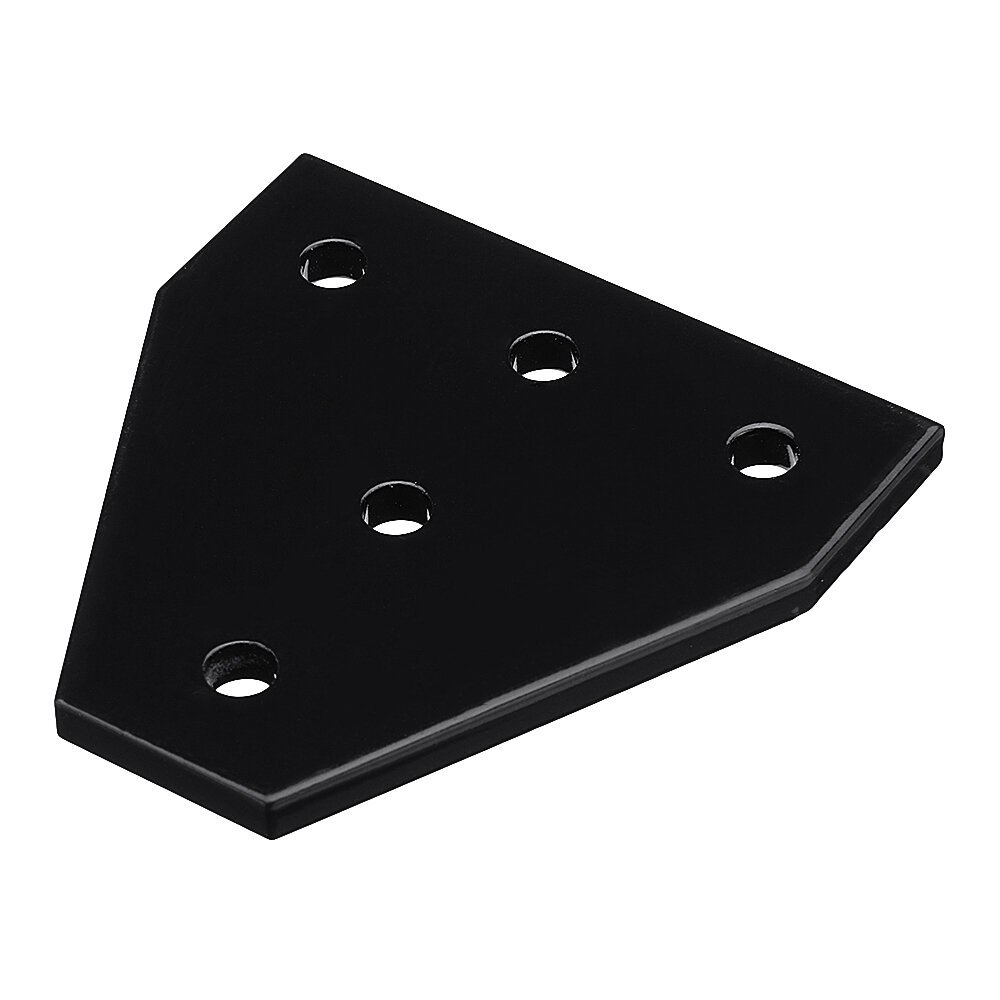 Инструмент Machifit Black 5-отверстий алюминиевый профиль угловой кронштейн 90 градусов L-образный внешний тройник соединительная пластина для 20 мм алюминиевого профиля 2020