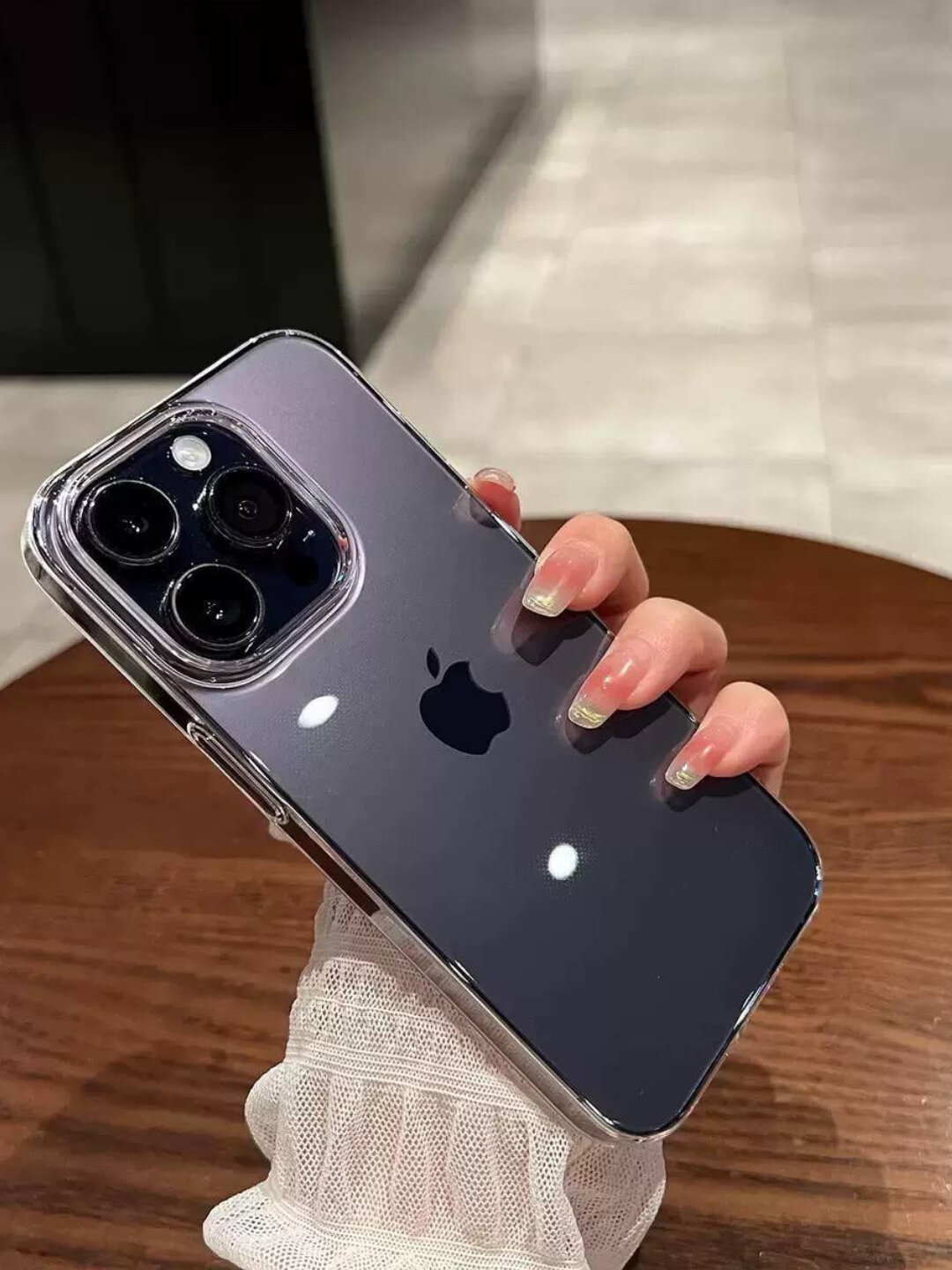 Чехол, прозрачный силикон, для iPhone 12 Pro Max, ультратонкий — фото 1