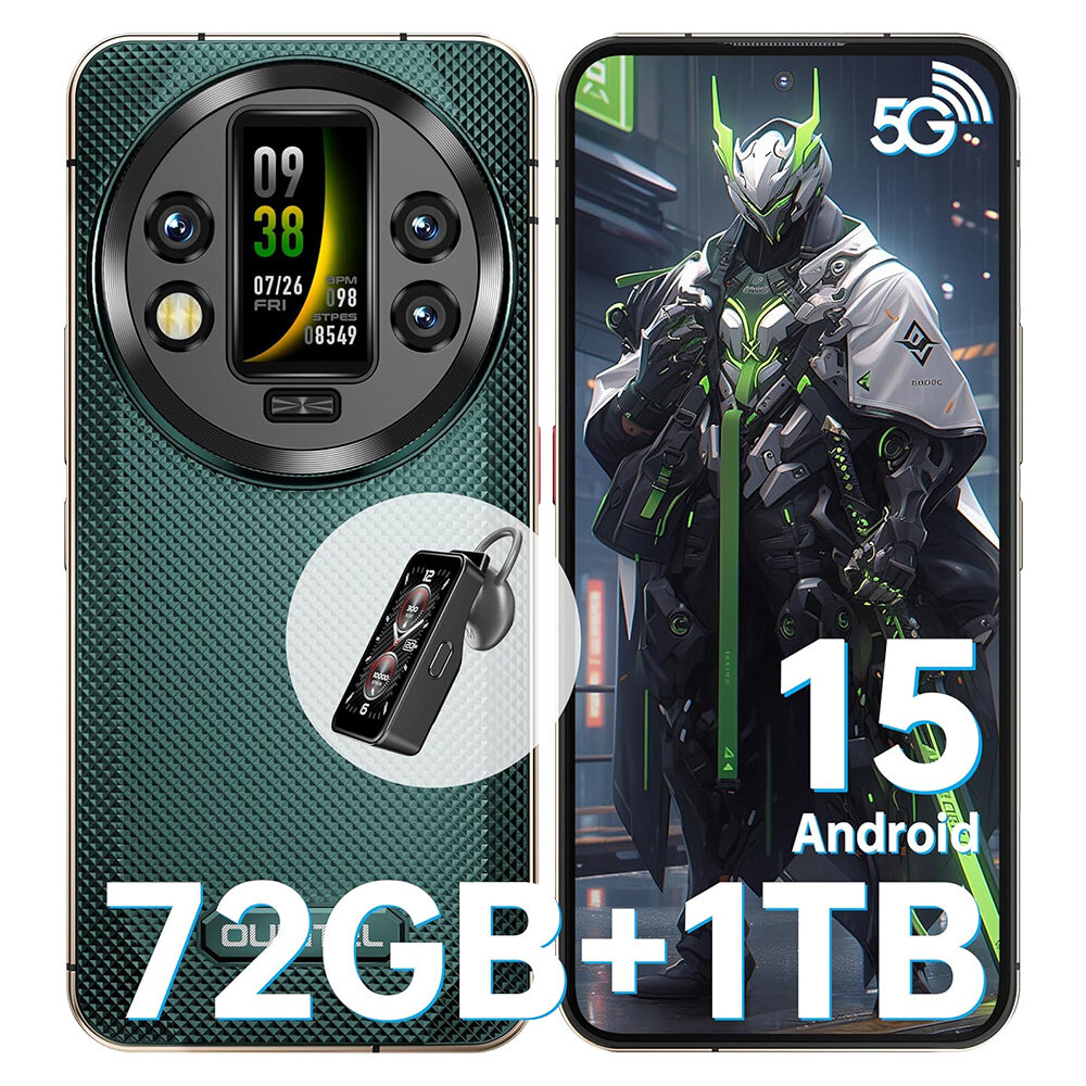 Смартфон Oukitel WP200 Pro 24Gb/1 ТБ(1024Gb), Green (зеленый)
