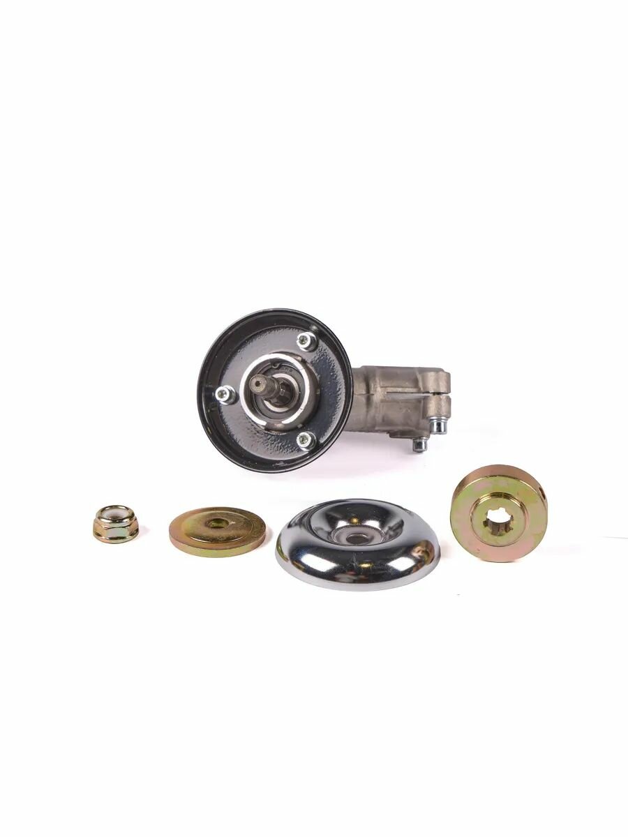 Редуктор iGP, алюминий, сталь, для STIHL FS 55, триммер садовый, серый металлик — фото 1