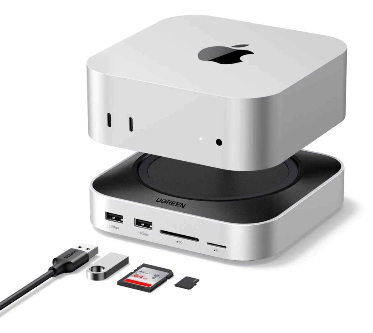 Док-станция UGREEN 11-in-1 Docking Station for Mac with NVMe SSD Enclosure (CM841) (65487)