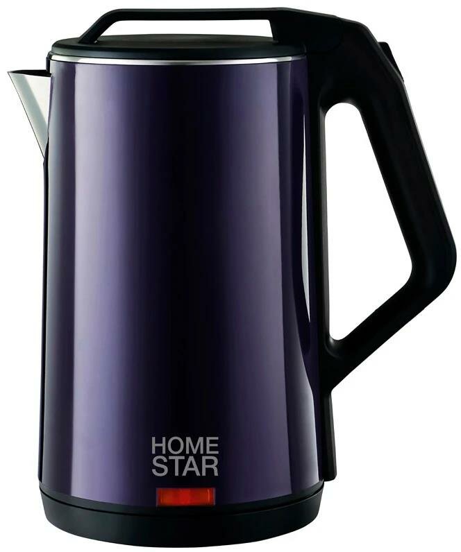 Электрический чайник HOMESTAR HS-1036 объем 1.8 л, мощность 1500 Вт, фиолетовый