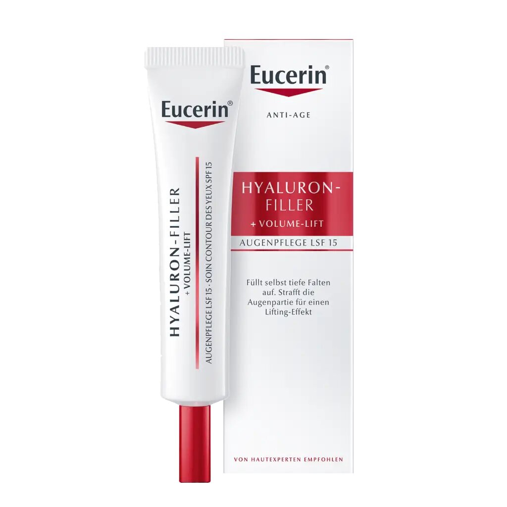Eucerin Hyaluron-Filler+Volume-Lift Крем для ухода за кожей вокруг глаз туба 15 мл 1 шт