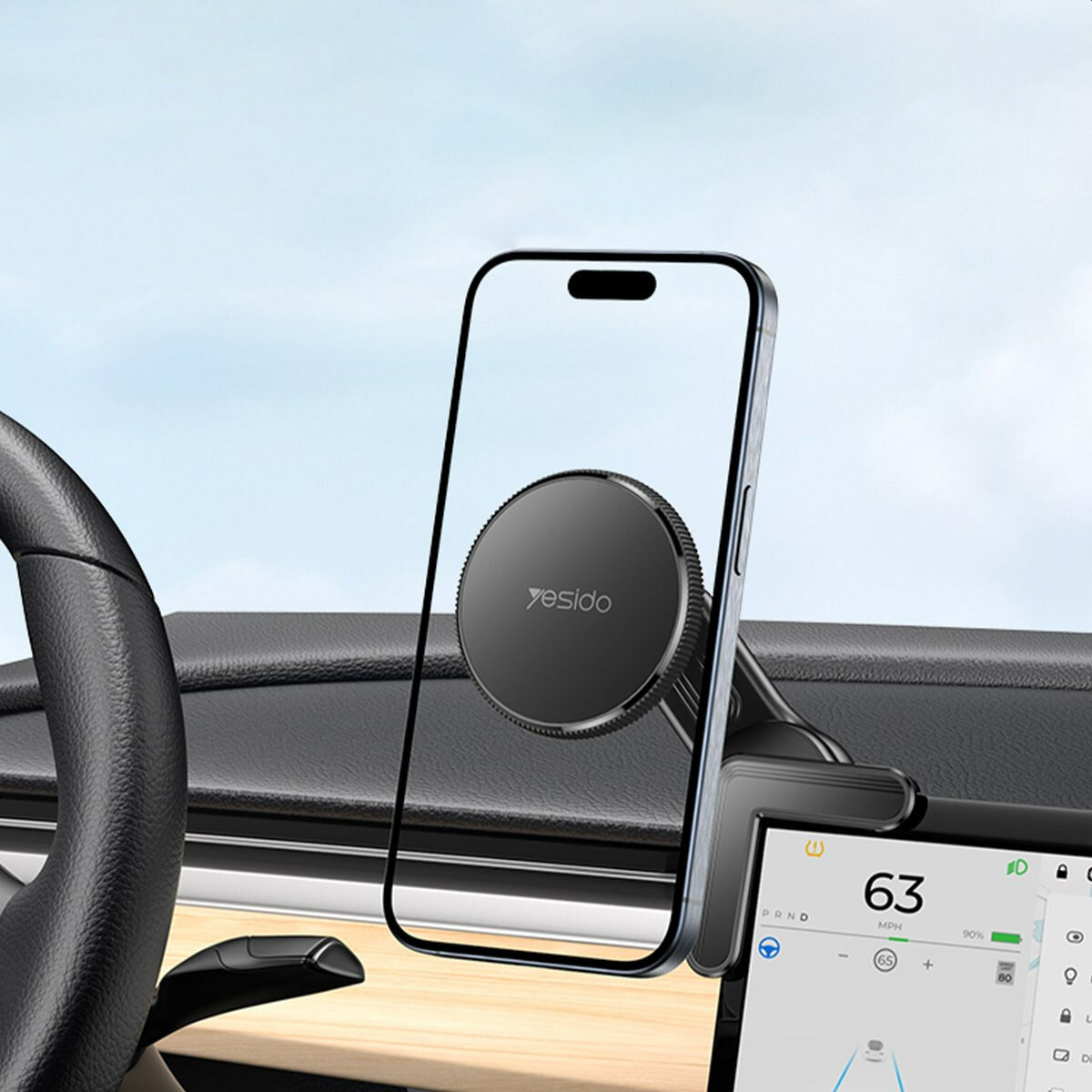 Автомобильный держатель C213, регулируемый, плавающий экран, встроенный ручка фиксации