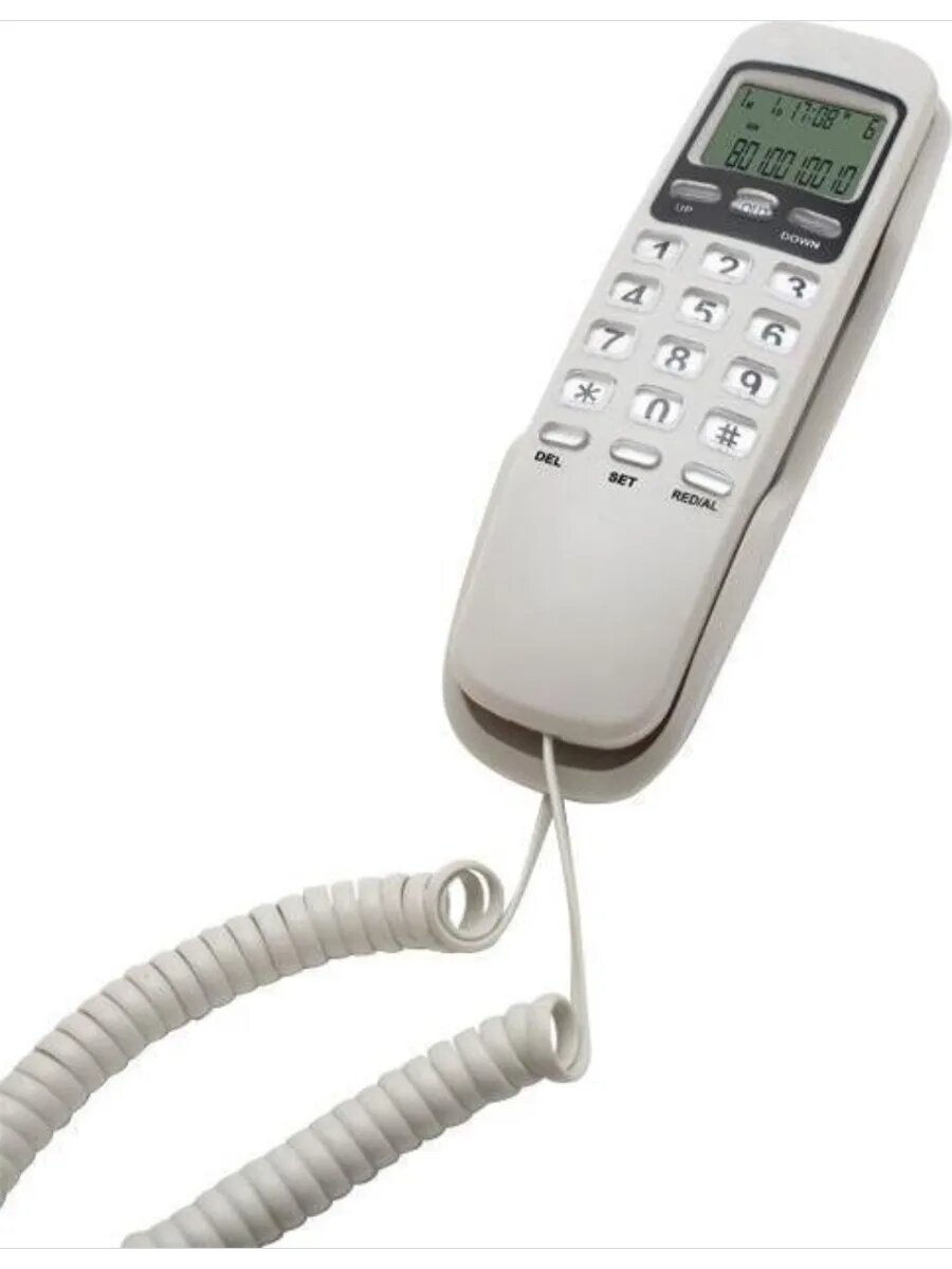 Телефон проводной RT-010 White Белый