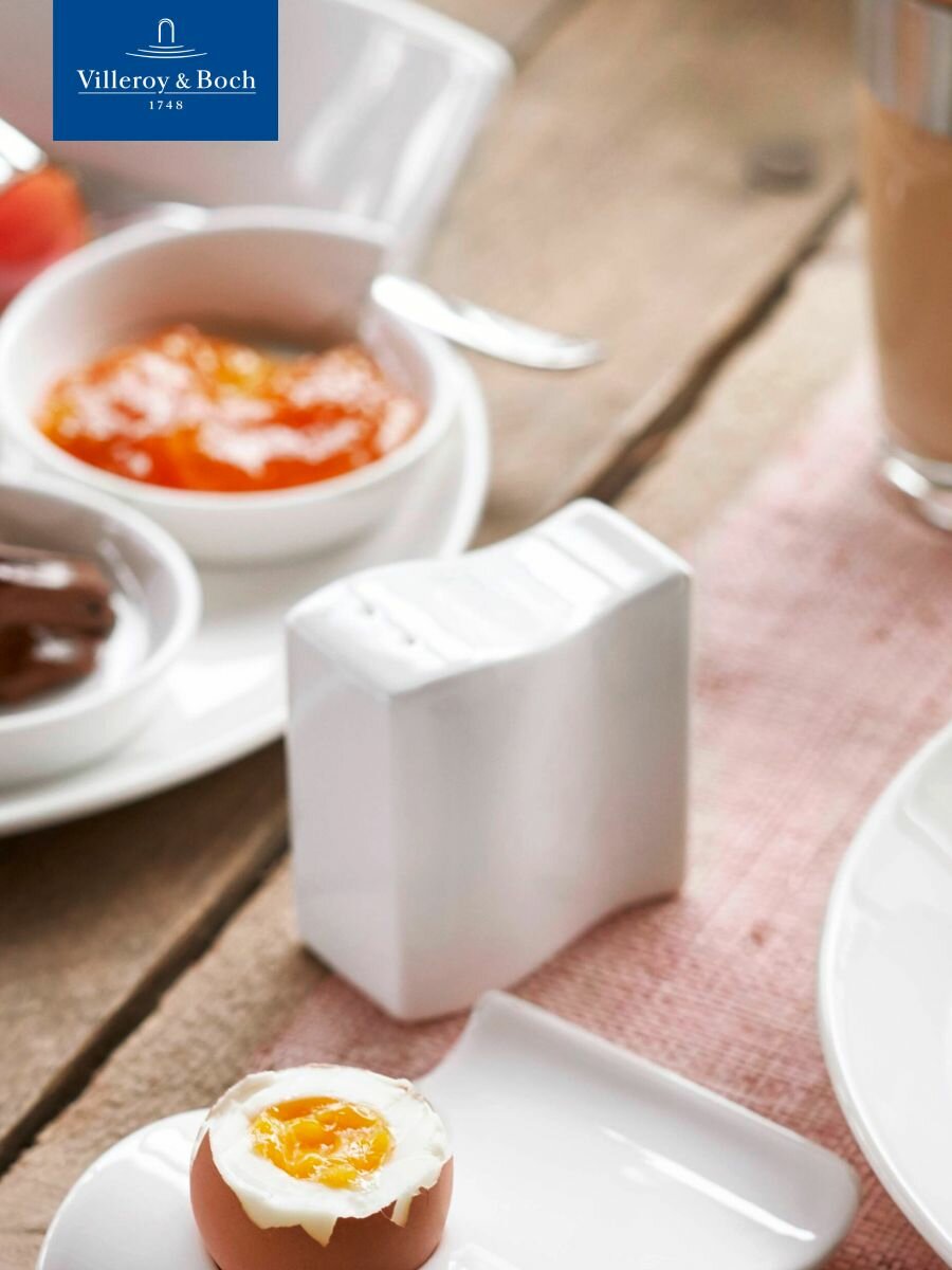 Солонка, 1 шт, NewWave, Villeroy & Boch, Премиум-Фарфор