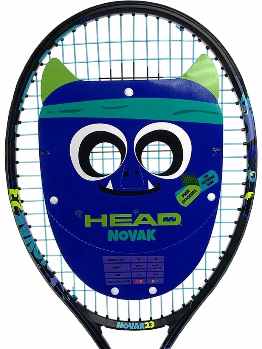 Ракетка Head Novak 23 черный Композитный материал 235014SC06 — фото 1