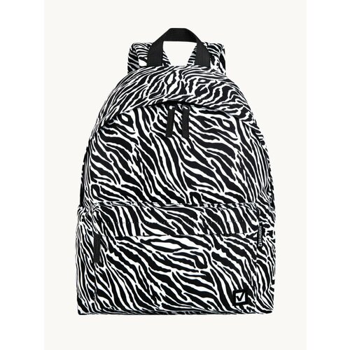 Рюкзак / ранец / портфель школьный, подростковый для мальчика / девочки вместительный Brauberg, сити-формат, Zebra, 20 литров, 41х32х14 см, 271680