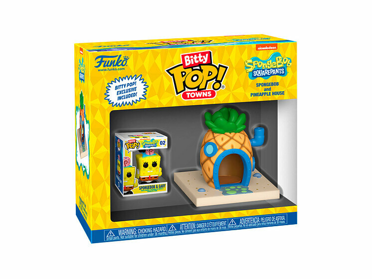 Фигурка Funko Bitty POP! Towns: SpongeBob Squarepants 83638 Дом Губки Боба, 2 шт.