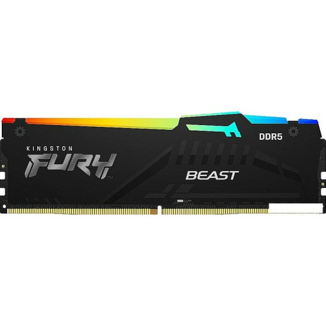 Оперативная память Kingston DDR5 8Gb 5200MHz pc-41600 FURY Beast RGB XMP CL40 1.25V (KF552C40BBA-8)