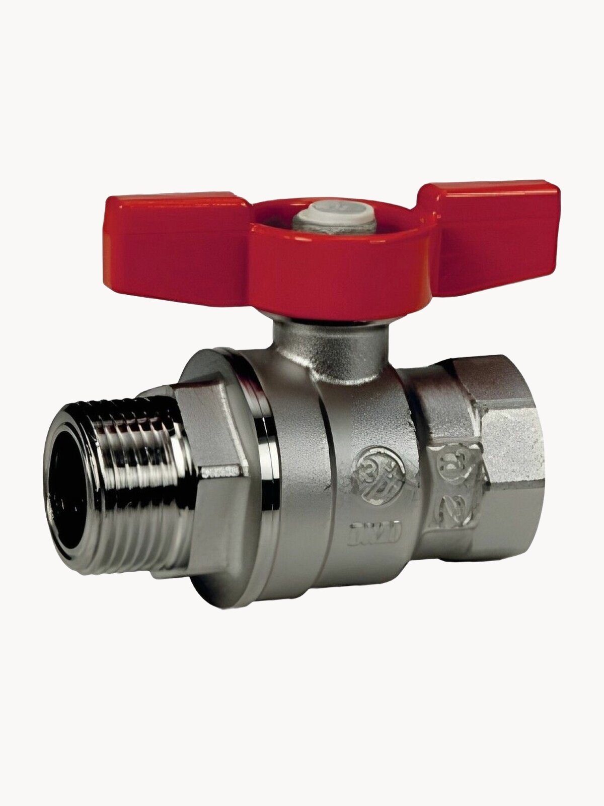 Кран шаровой Giacomini полнопроходной ВР-НР 1/2" бабочка, R854X023