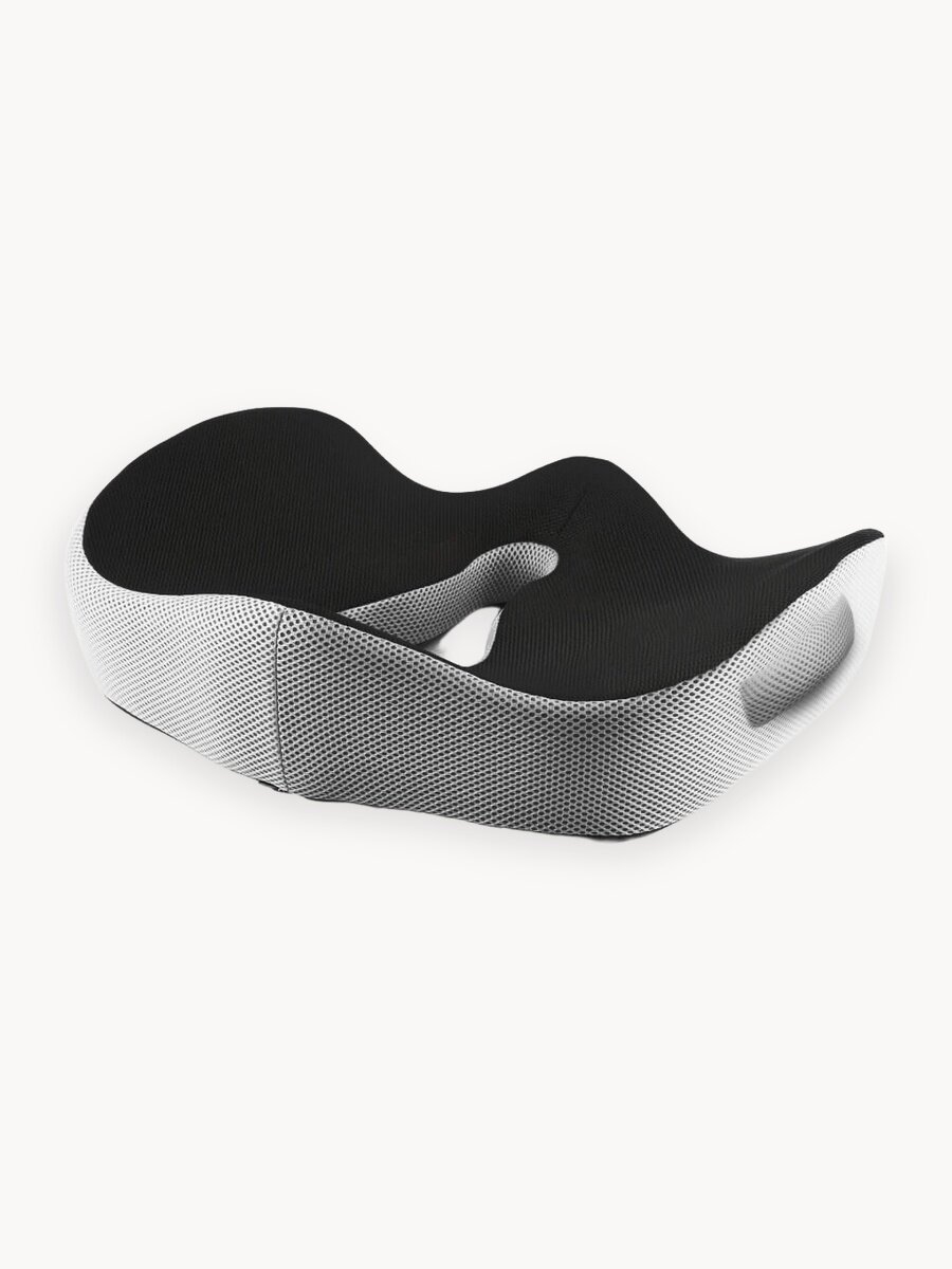 Подушка для сидения "Комфорт" с эффектом памяти на кресло компьютерное или в машину, подушка сидушка под попу