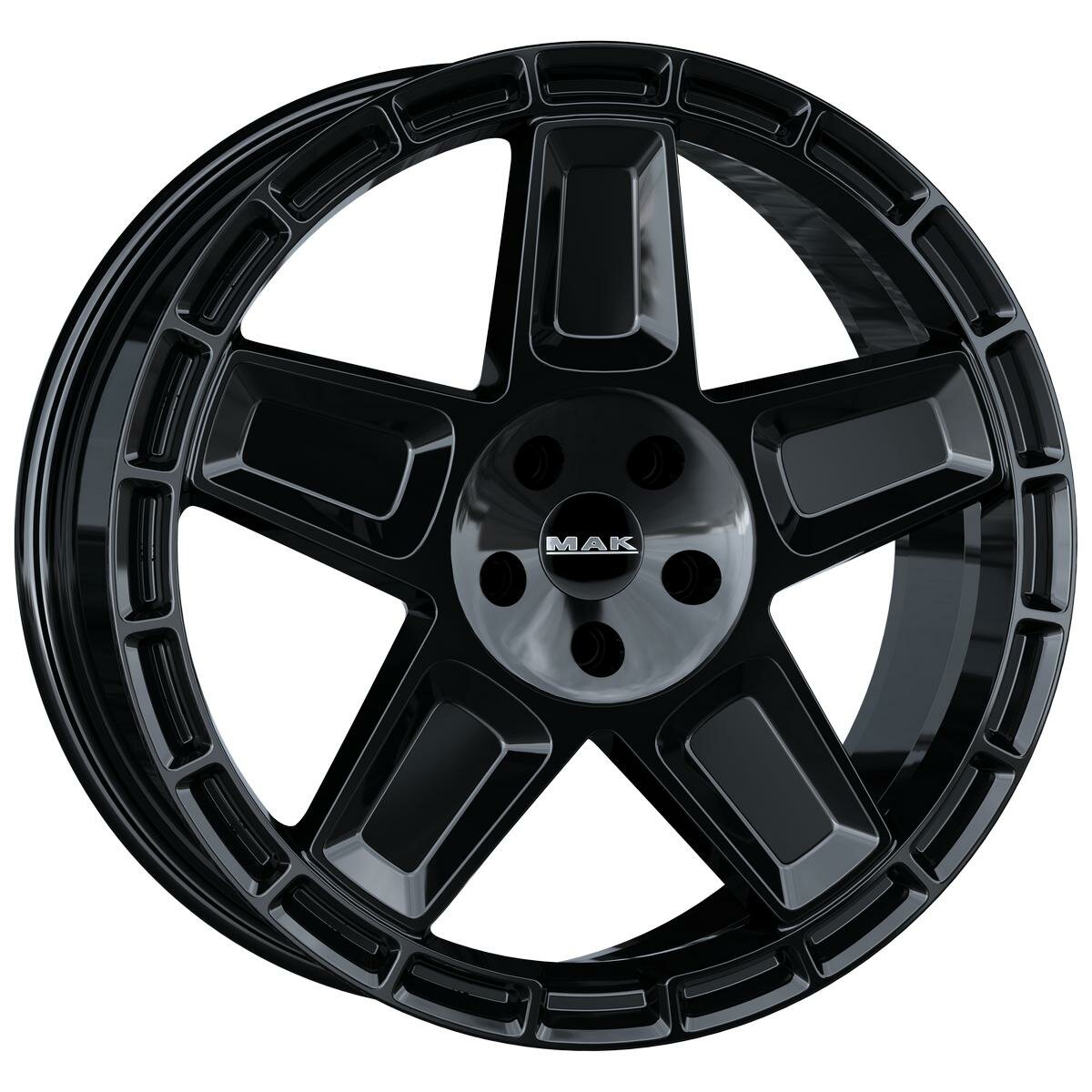 MAK Trek 20x9 5x130 et25 dia84.1 Чёрный глянцевый