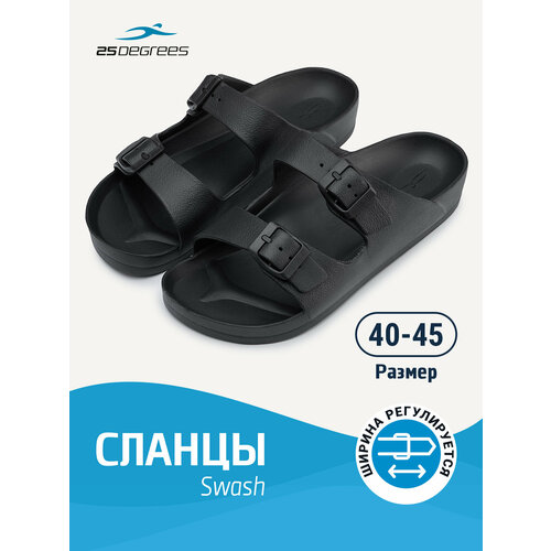 фото Шлёпанцы 25degrees swash, размер 42, black