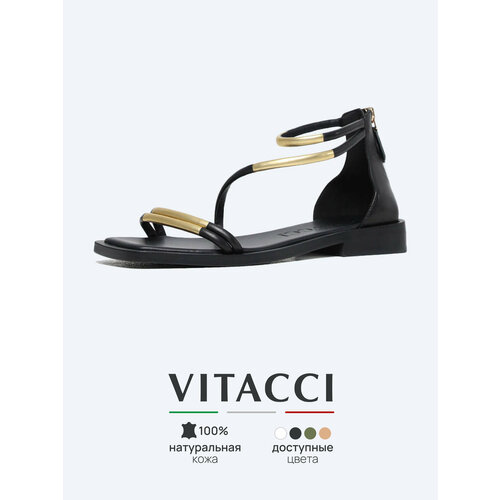 фото Сандалии vitacci, размер 35, черный 1