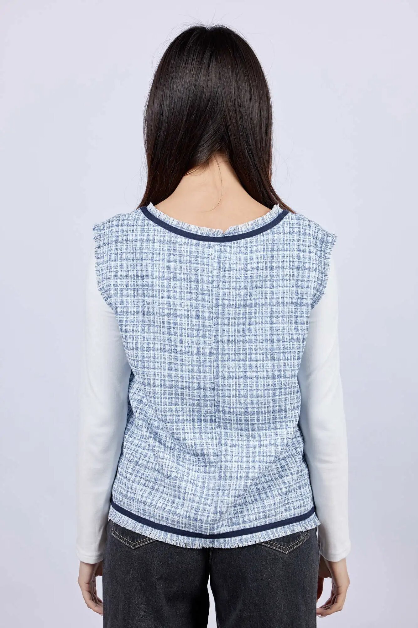 Жилет Selfie, размер XS, голубой — фото 1