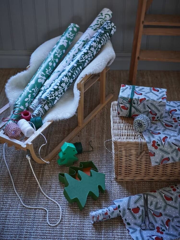 Шнур декоративный винтер 2021 икеа (VINTER 2021 IKEA), 40 м, джутовый шнур, зеленый — фото 1