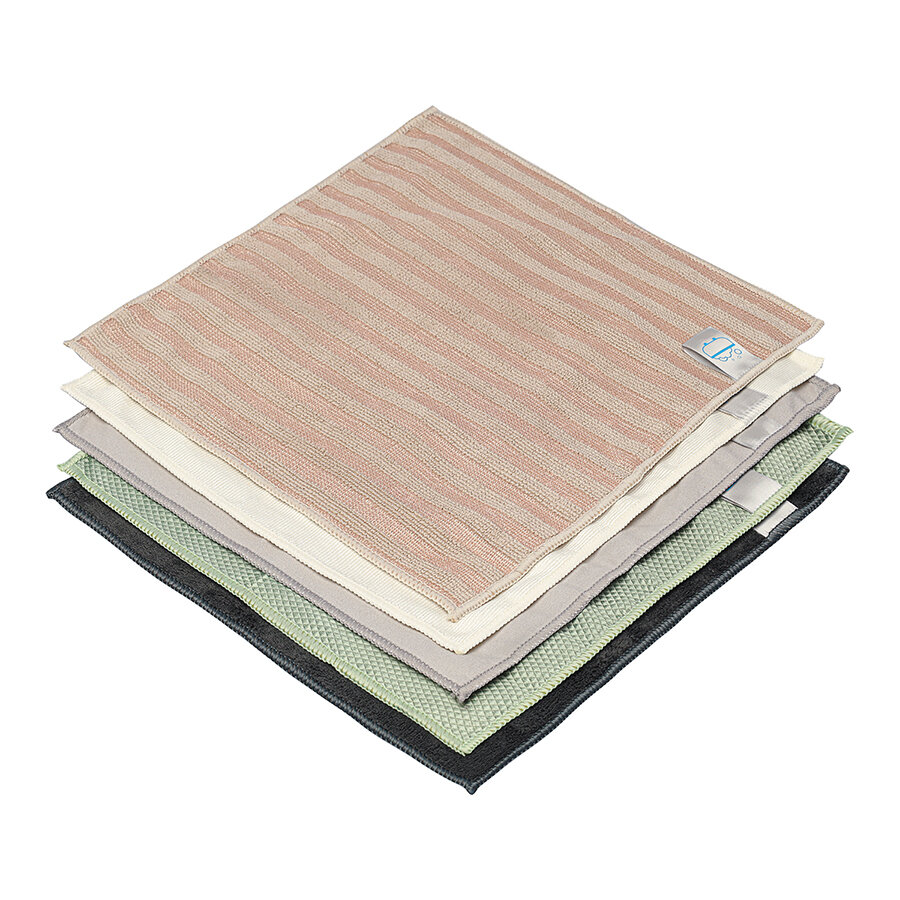 Набор салфеток для комплексной уборки 5 шт из микрофибры Cozy Clean Smart Solutions SS0000285 — фото 1