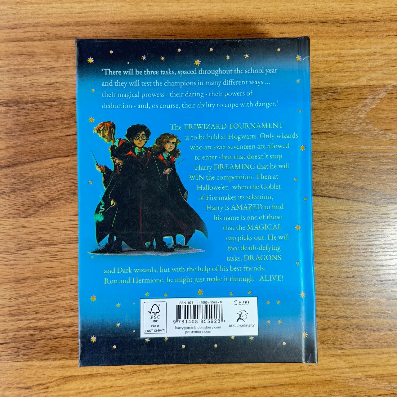 Книга "Harry potter and the Goblet of fire" Д. К. Роулинг, 740 страниц, А5, твердый переплет — фото 1