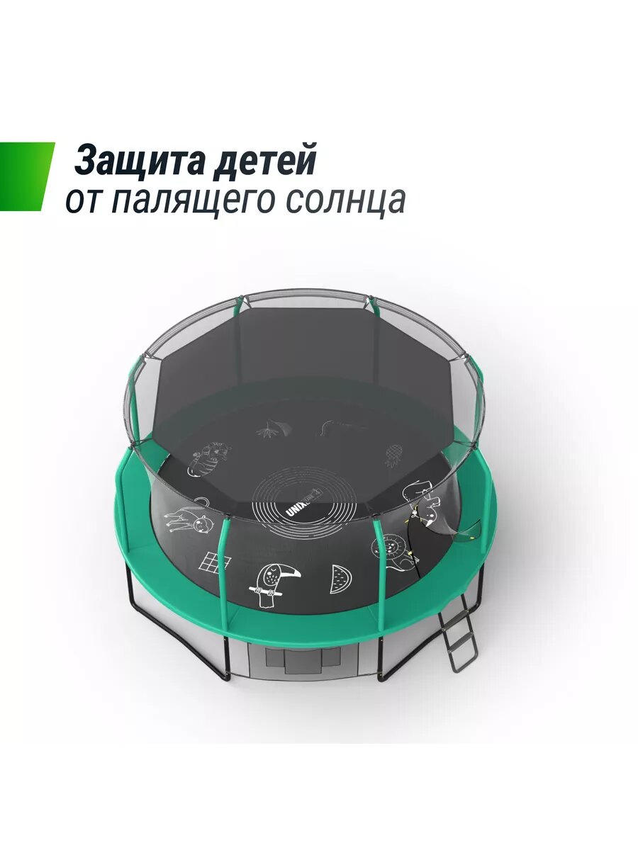 Солнцезащитный тент UNIX Line 182 см (6 ft) из PE-нити UNIXLINE