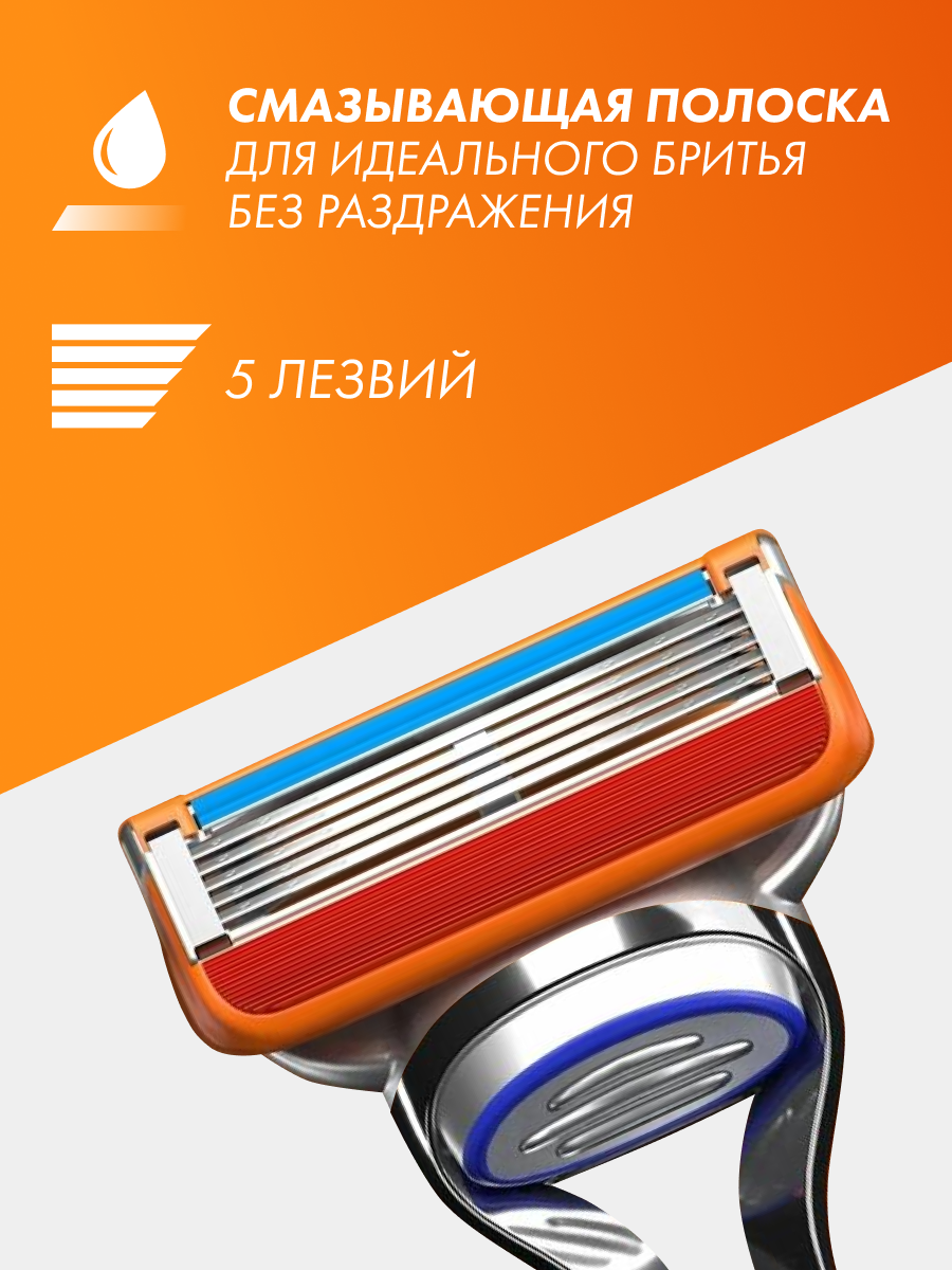 Принадлежности Для Бритья Набор сменных кассет для комфортного бритья: 4 штуки с 5 сменными лезвиями в каждой кассете