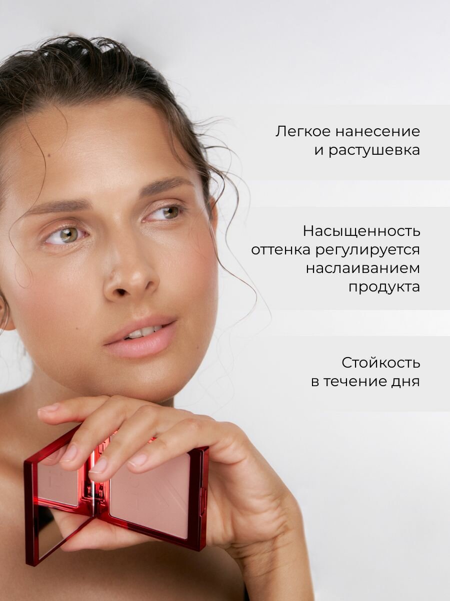 Lic Румяна для лица матовые Matte Blush 10 гр 12 Velvet Lily Лик — фото 1