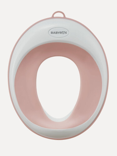 Изображение товара Накладка на унитаз для детей с защитой от брызг BABYROX, цвет: нежно-розовый