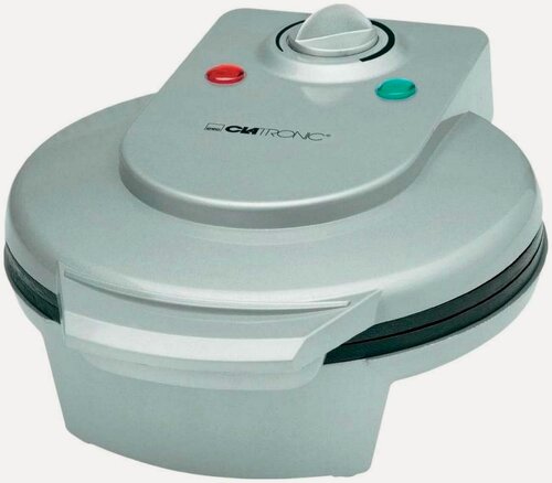 Изображение товара Вафельница Clatronic HA 3494 silber, мощность 1200 Вт, для тонких вафель