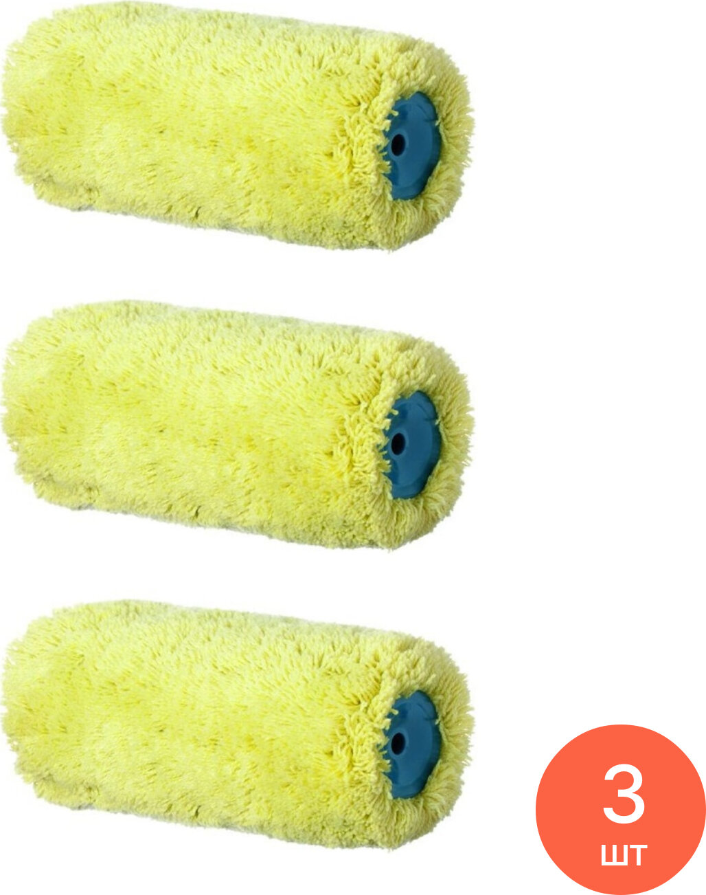 Ролик для валика RemoColor / РемоКолор professional Синтэкс бюгельный фасадный без ручки из полиакрила ворс 18мм диаметр 58мм длина 180мм / строительство и ремонт (комплект из 3 шт)