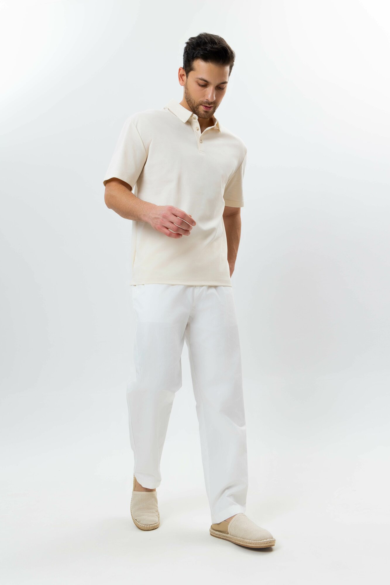 Брюки классические TERRA PRO, размер 33, white — фото 1