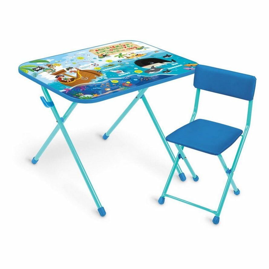 Комплект Nika kids NK-75А/2 с пиратами - парта и стул