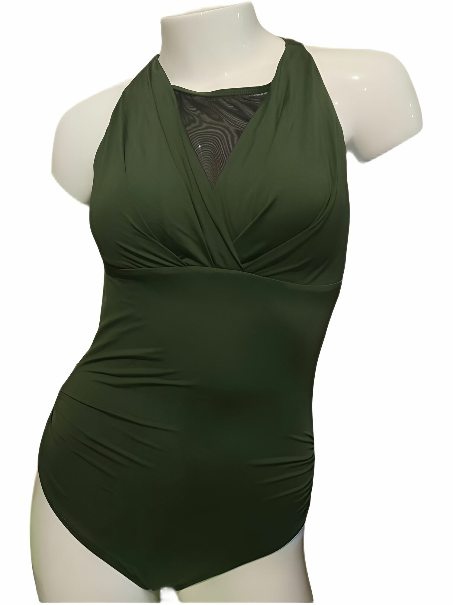 Купальник Atlantic beach, размер 40, темно-зеленый