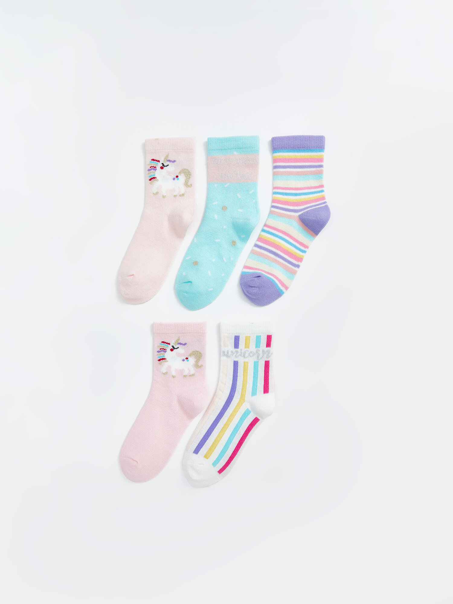 Носки LC Waikiki 5 пар размер 36-38 pink