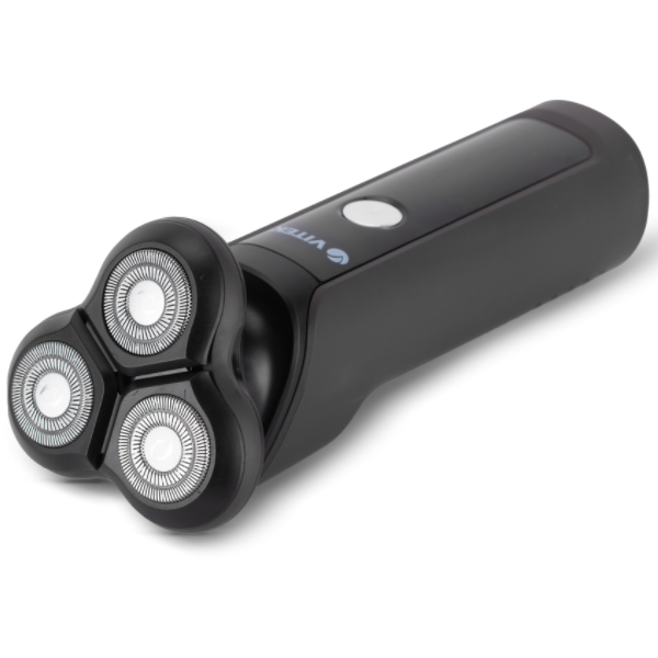 Электробритва VITEK VT-8262, с триммером, плавающие головки, роторная, автономная, черная