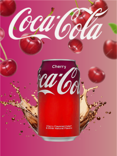 Изображение товара Напиток газированный Coca-Cola со вкусом спелой вишни 355 мл, США