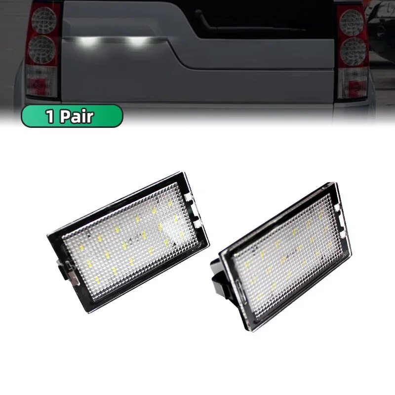 Комплект Из 2 Светодиодных Фонарей Подсветки Номерного Знака Для Land Rover Discovery Series 3/4, Freelander 2 LR2
